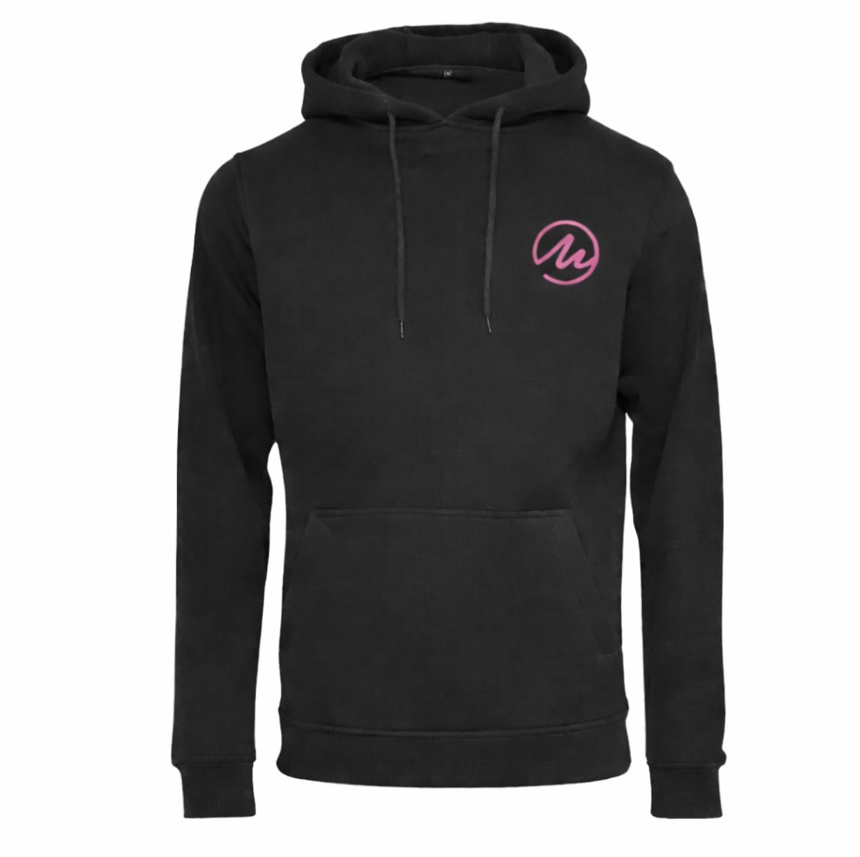 Hoodie black take your time pink
