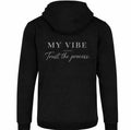 Trust the process hoodie black/grey
