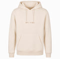 Trust the process hoodie white sand/brown front my vibe