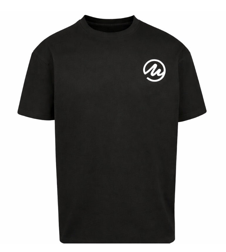 Tee black take your time white