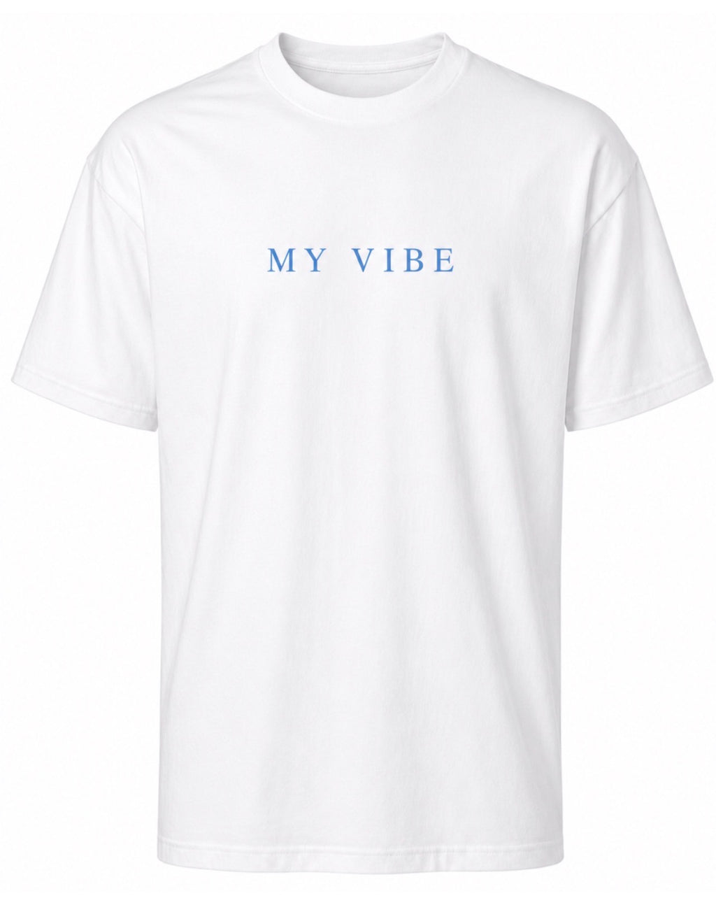 Becomming me Trust the process oversized tee white bleau