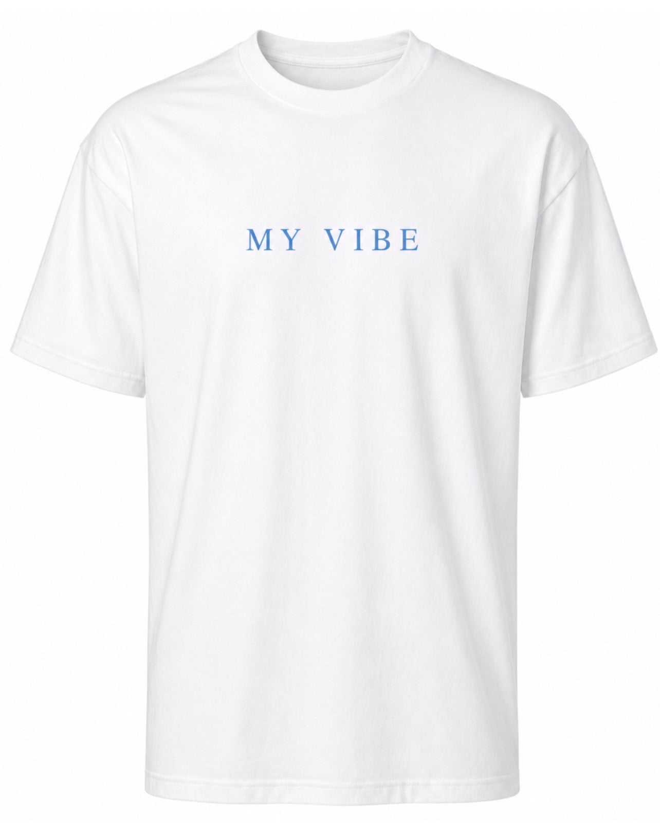 Becomming me Trust the process oversized tee white bleau