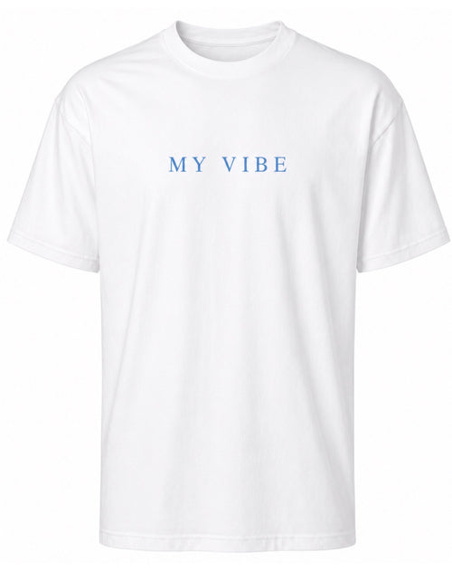 Becomming me Trust the process oversized tee white bleau