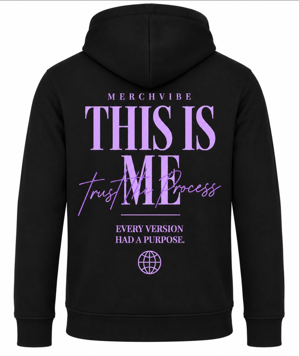 This is me hoodie purple