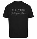 Take your time overzised tee black/grey