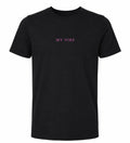 Trust the process overzised tee black/pink front my vibe