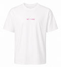 Trust the process overzised thee white/pink front my vibe