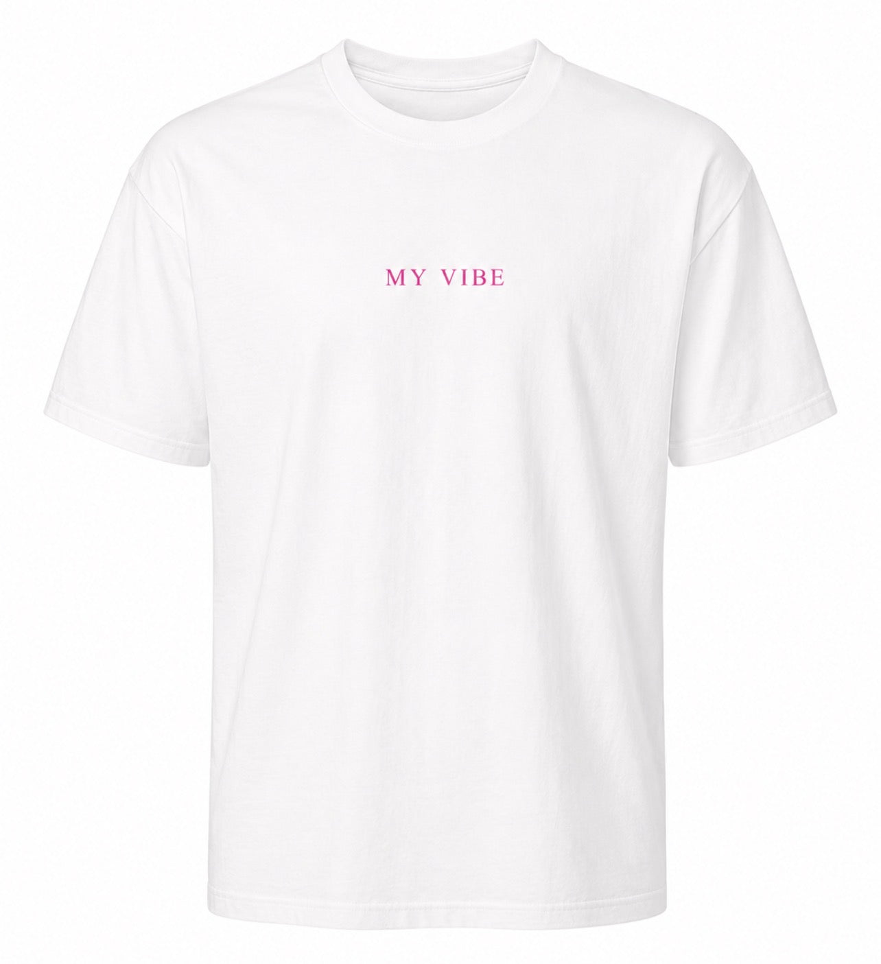 Flower Trust the process oversized tee white/pink