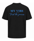 Trust the process overzised tee black/blue