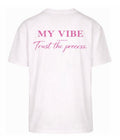 Trust the process overzised thee white/pink