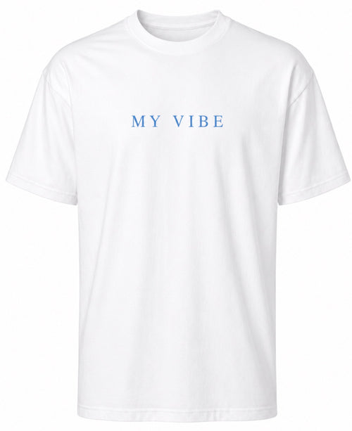 Flower Trust the process oversized tee white/blue